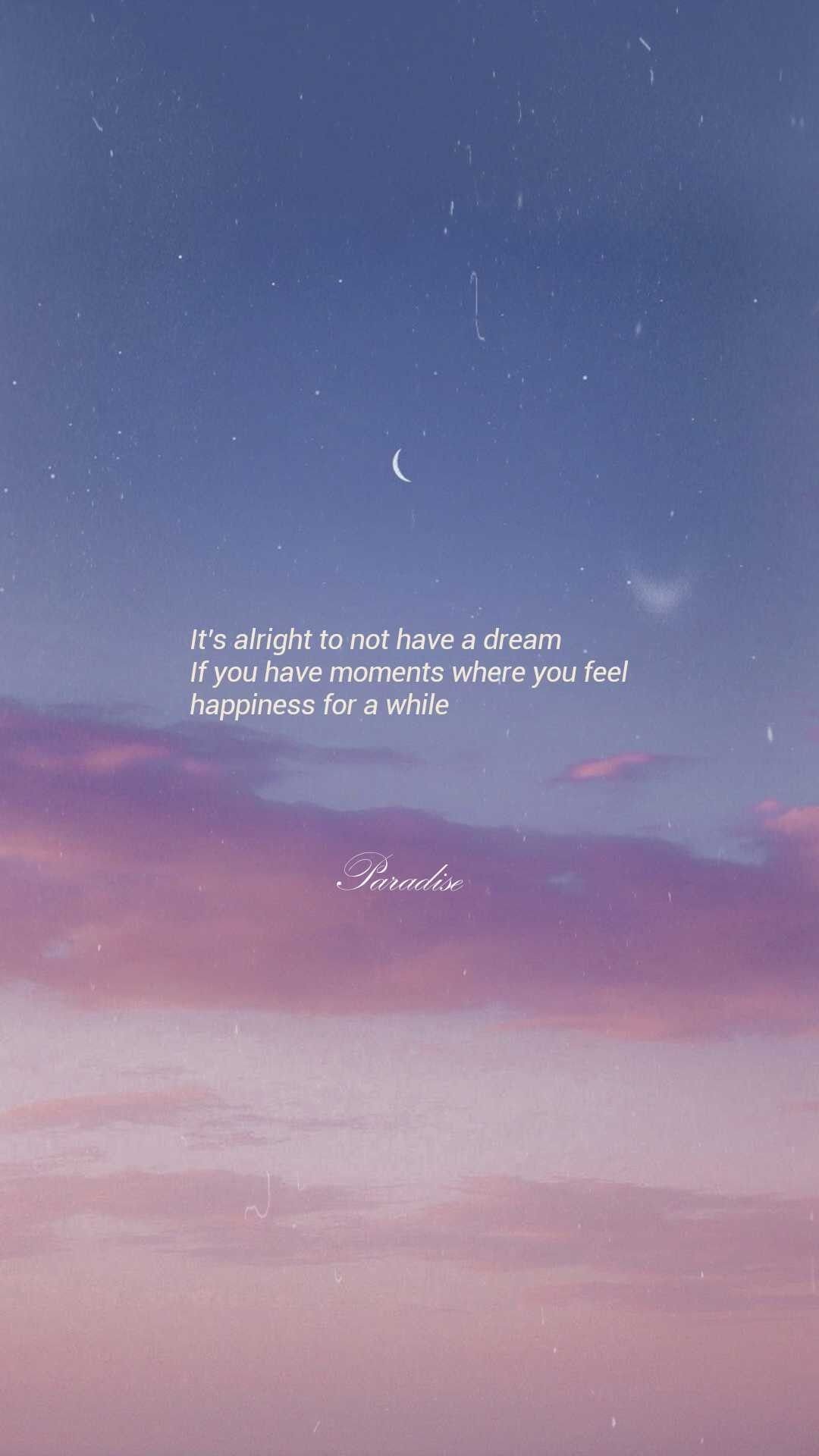 Aesthetic sky quotes Wallpaper Download | MobCup