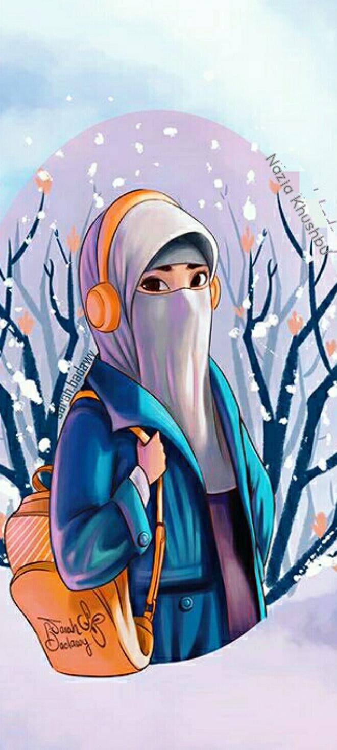 Cute Whatsapp DP Images For Girl  Hijab cartoon, Islamic girl pic