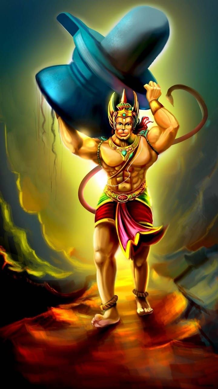 HD hanuman with shivling wallpapers | Peakpx