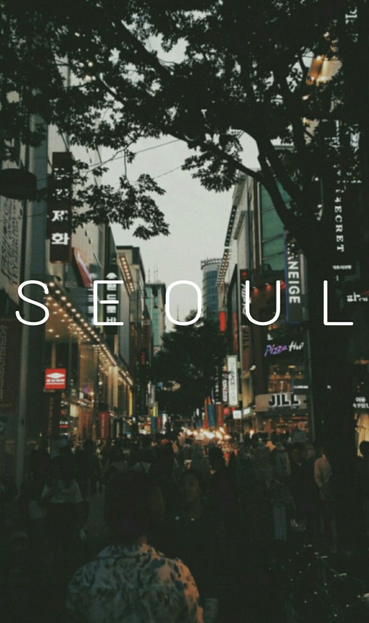 Premium AI Image | The city of seoul wallpaper iphone wallpaper