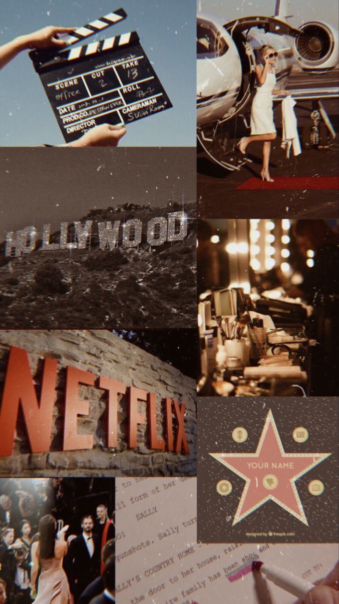 Vintage Hollywood Collage