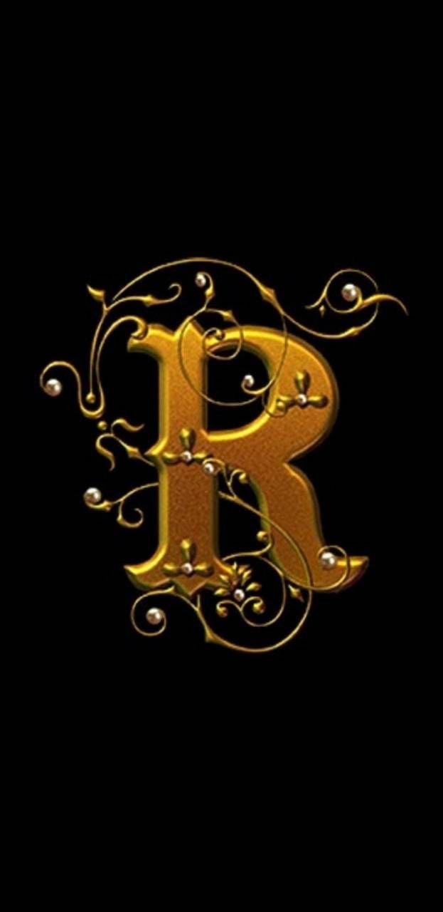 r letter design wallpaper