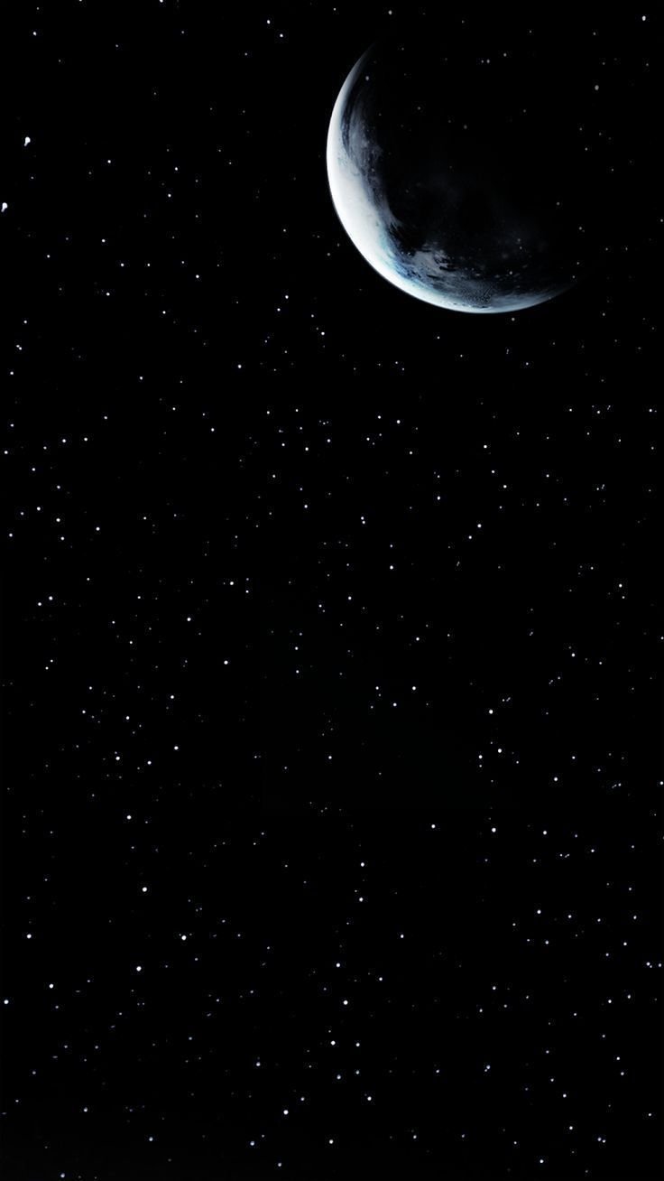 black starry sky background
