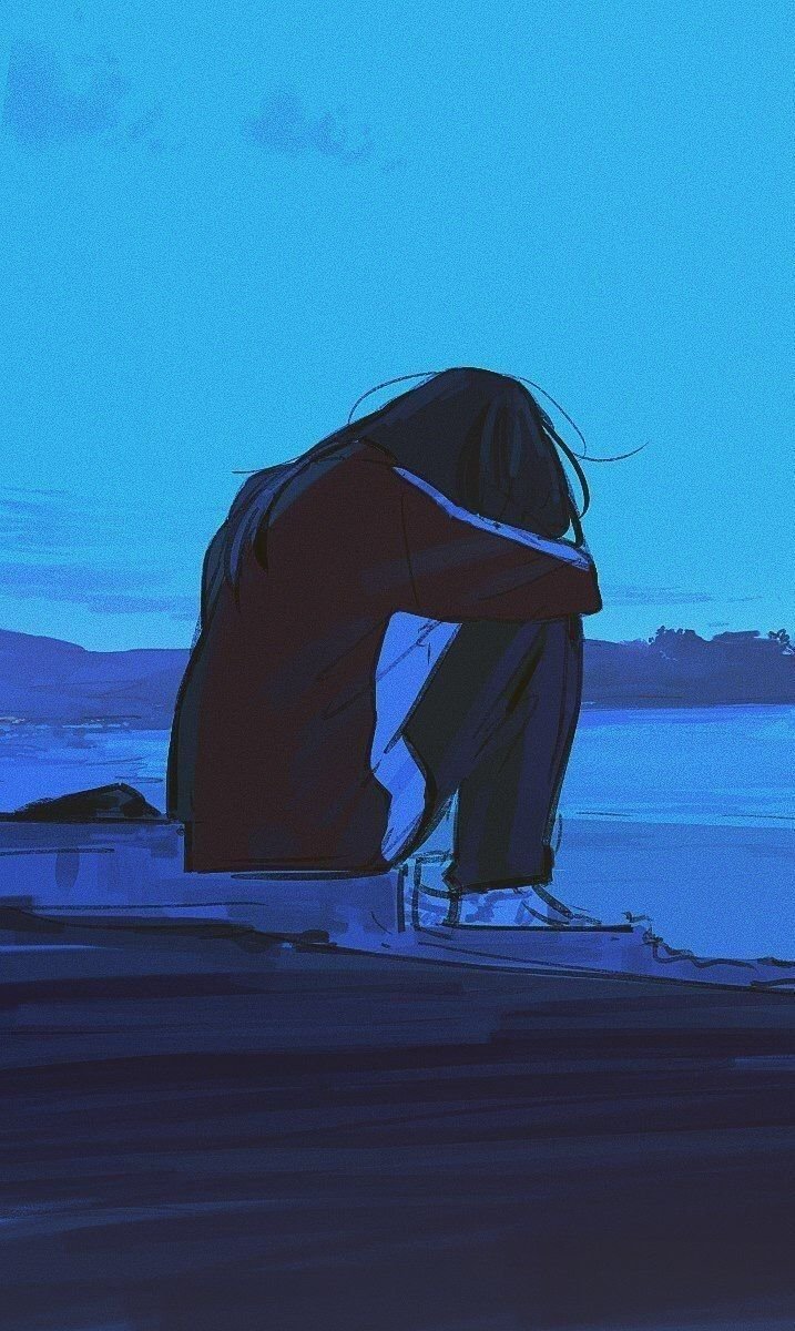 Aesthetic Sad Anime Wallpapers  Wallpaper Cave