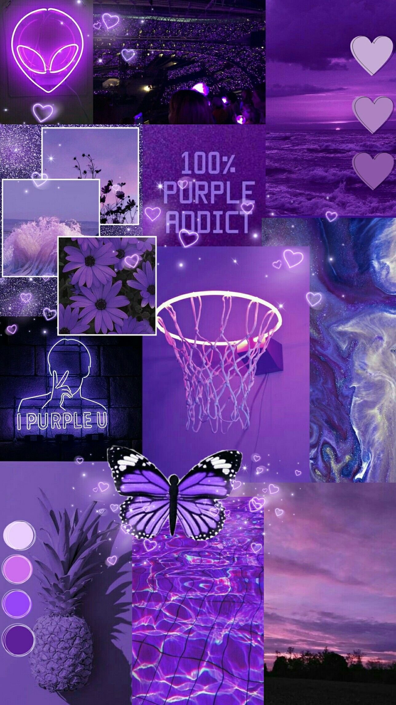 100+] Aesthetic Purple Backgrounds