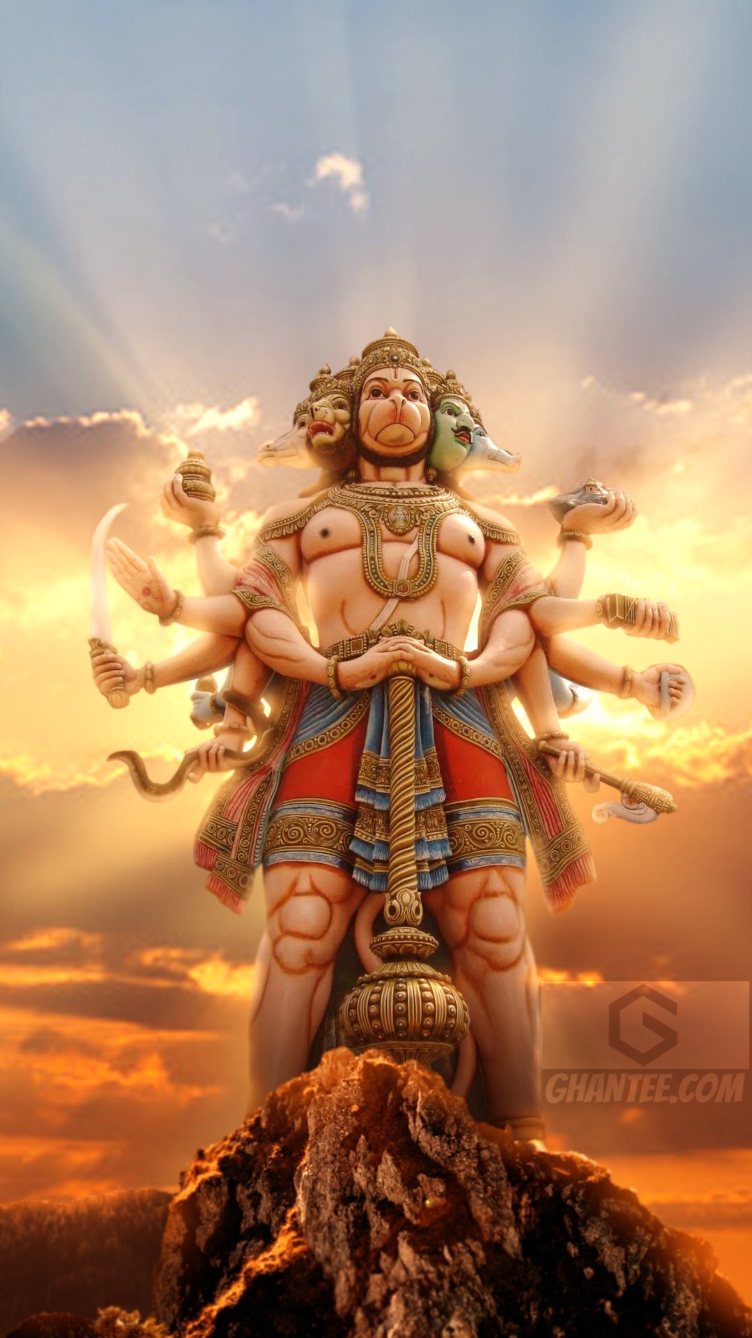 Panchmukhi Hanuman Latest Hd Wallpaper - God HD Wallpapers