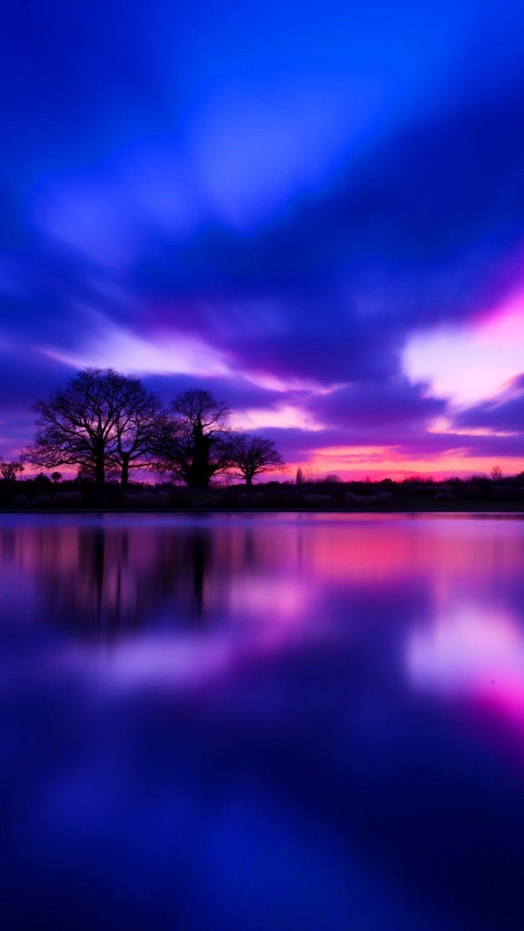 Purple Sunset Wallpaper Download | MobCup