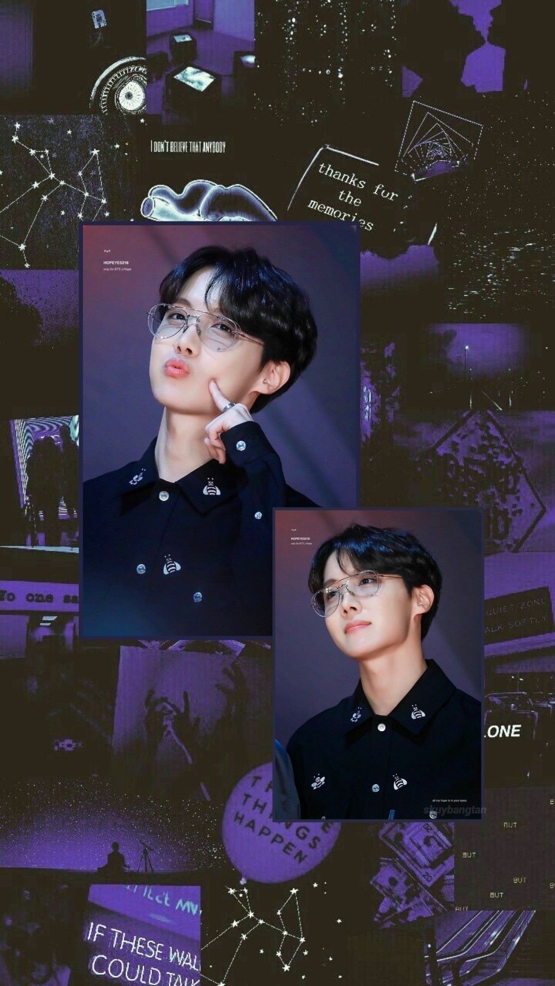 Jhope purple aesthetic Wallpaper Download | MobCup