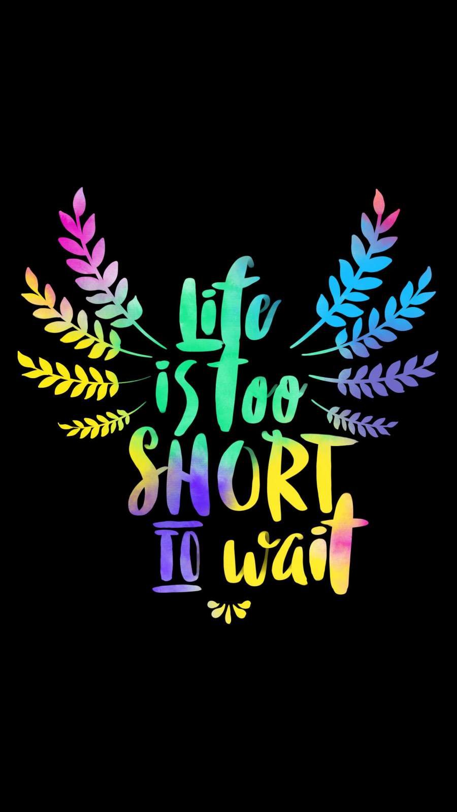 Motivational Wallpaper on Life: Life is Short live your dream and wear -  Dont Give Up World