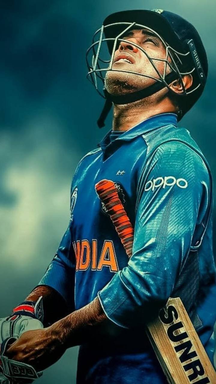 Msd in blue jersey Wallpapers Download | MobCup