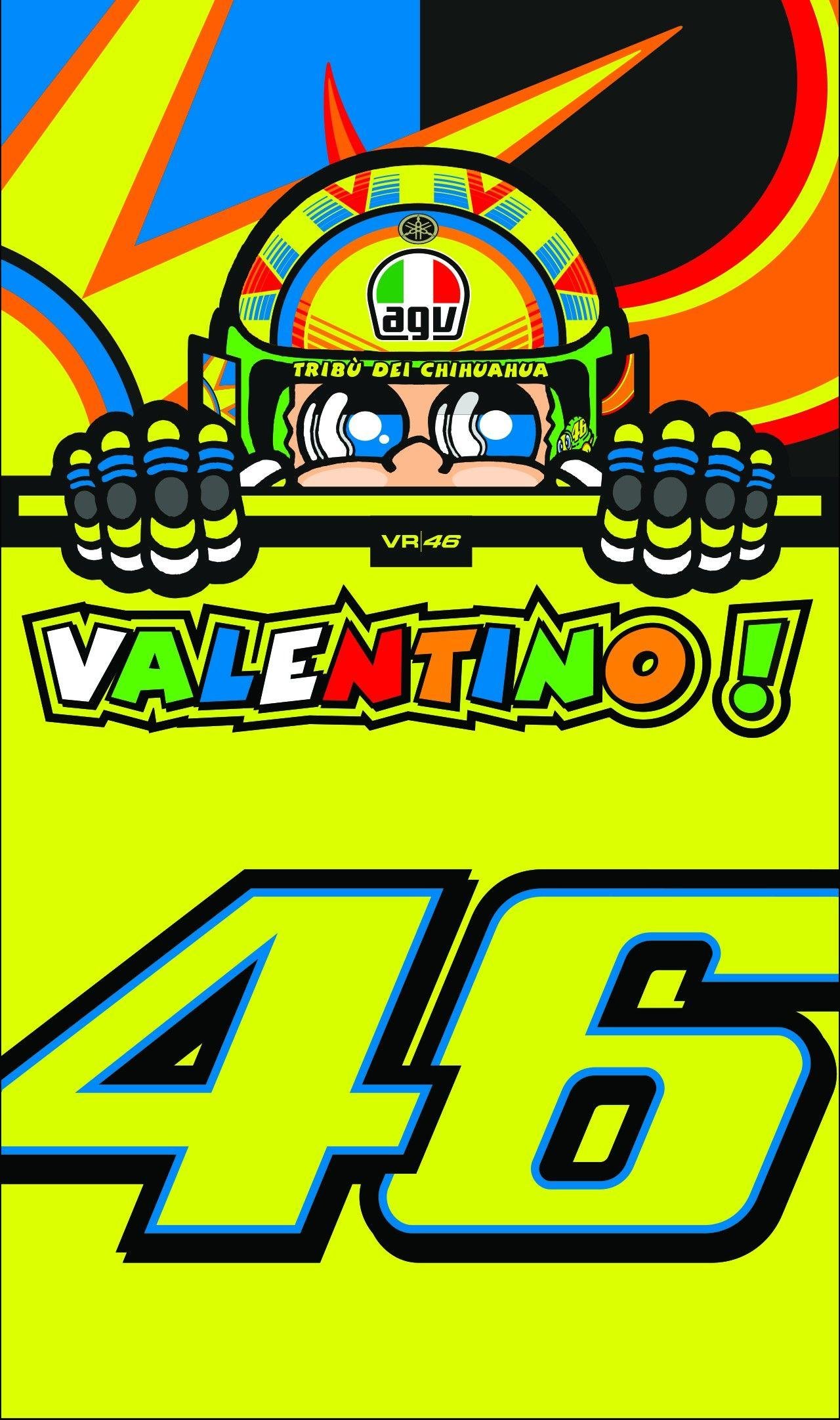 Valentino Rossi Logo Wallpaper