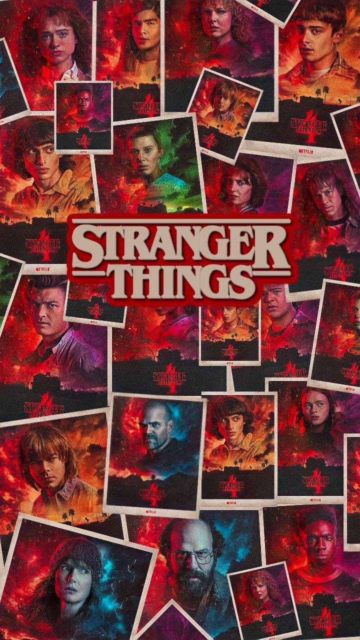 Download Stranger Things 4 Poster Collage Wallpaper  Wallpaperscom