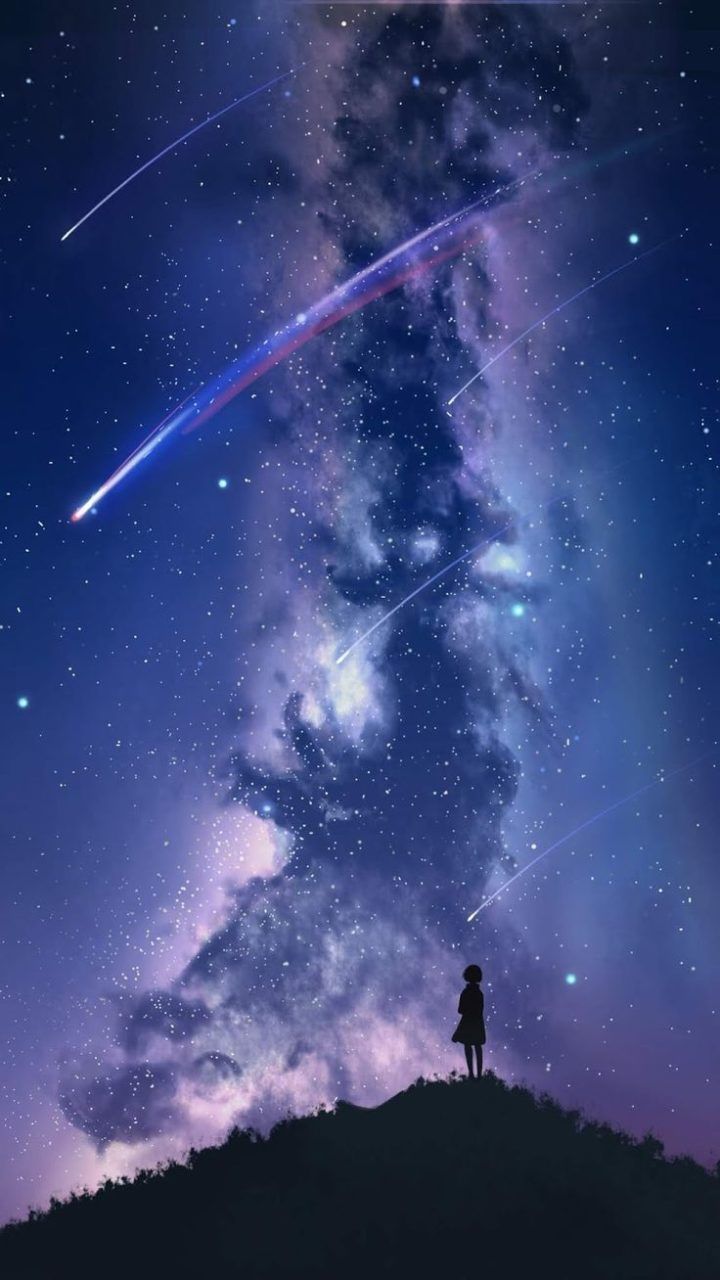 Milky Way And Shooting Star