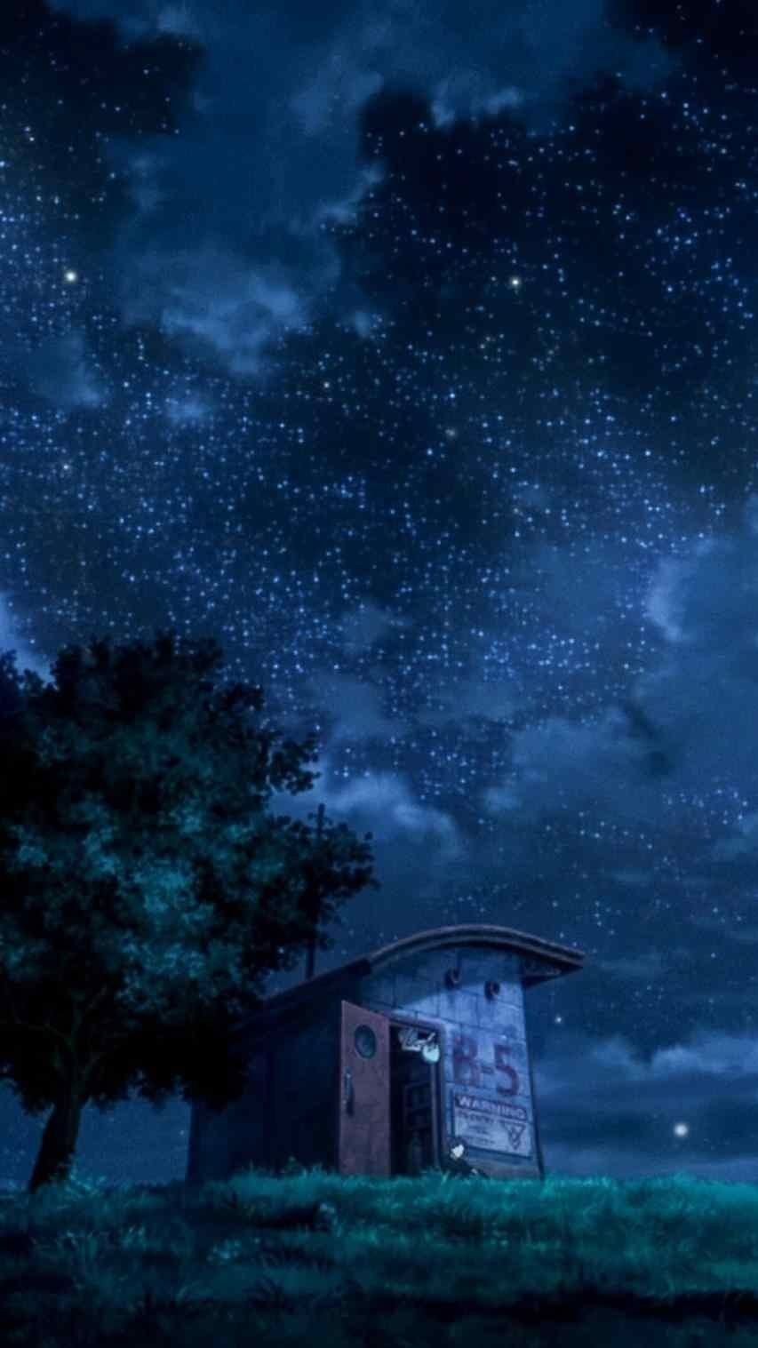HD wallpaper: anime, night, urban, landscape, sky, city | Wallpaper Flare