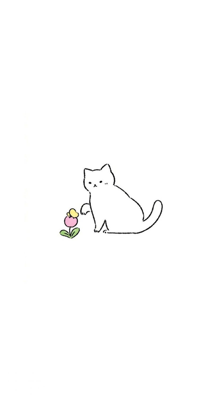 Background With Cute Kawaii Cats Illustration Fauna Cartoon Background  Image And Wallpaper for Free Download