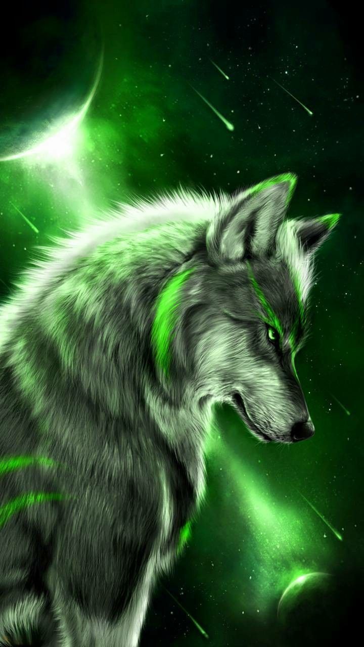 Green wolf danger