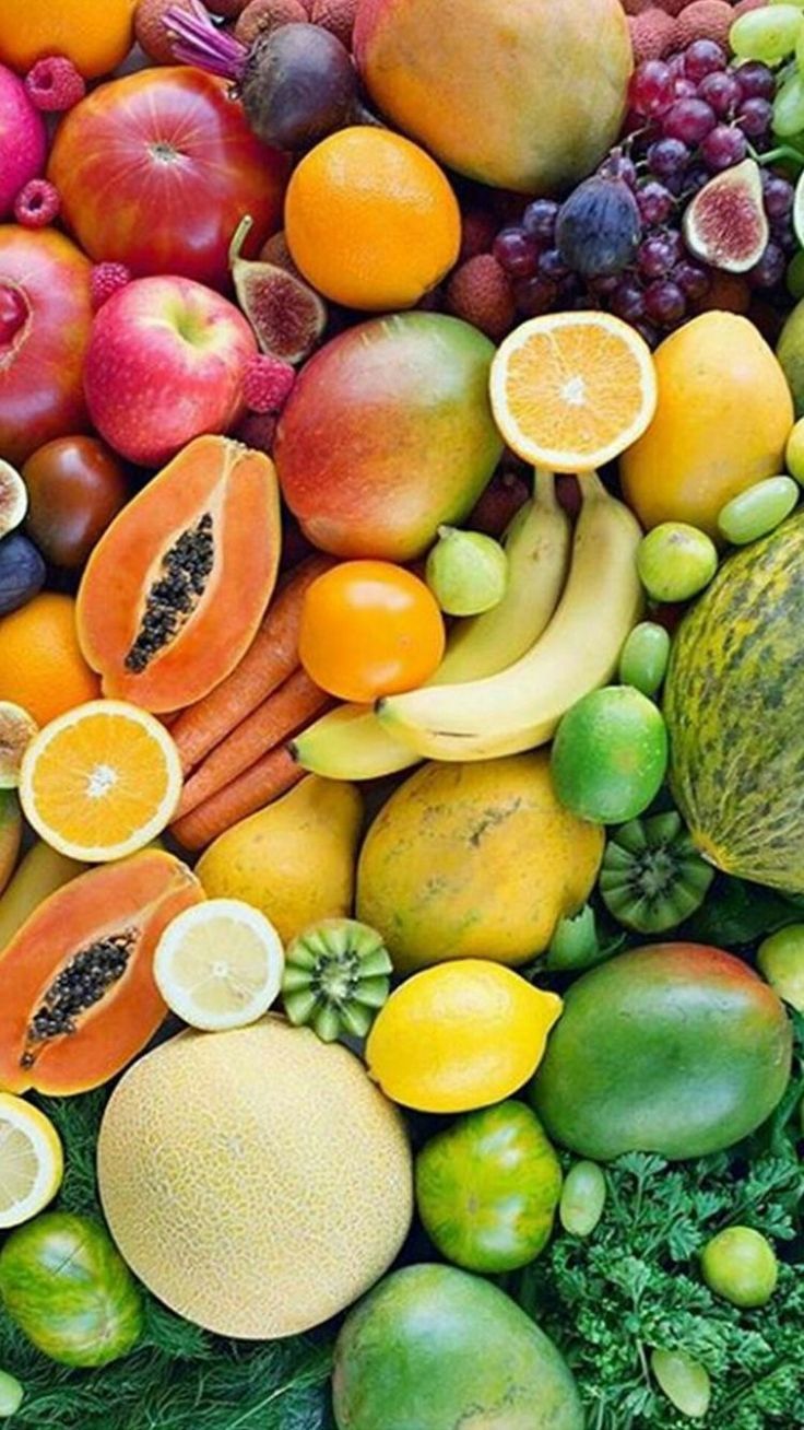 Fruits Collection Food Background