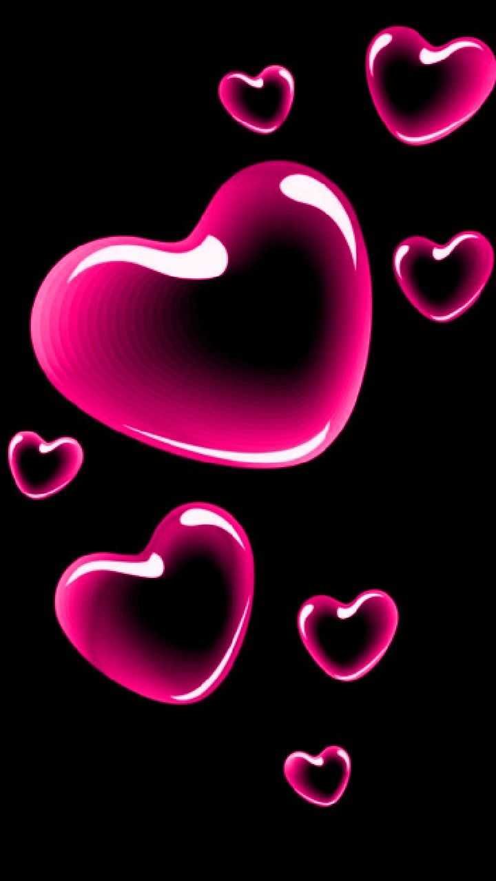 pink and black background