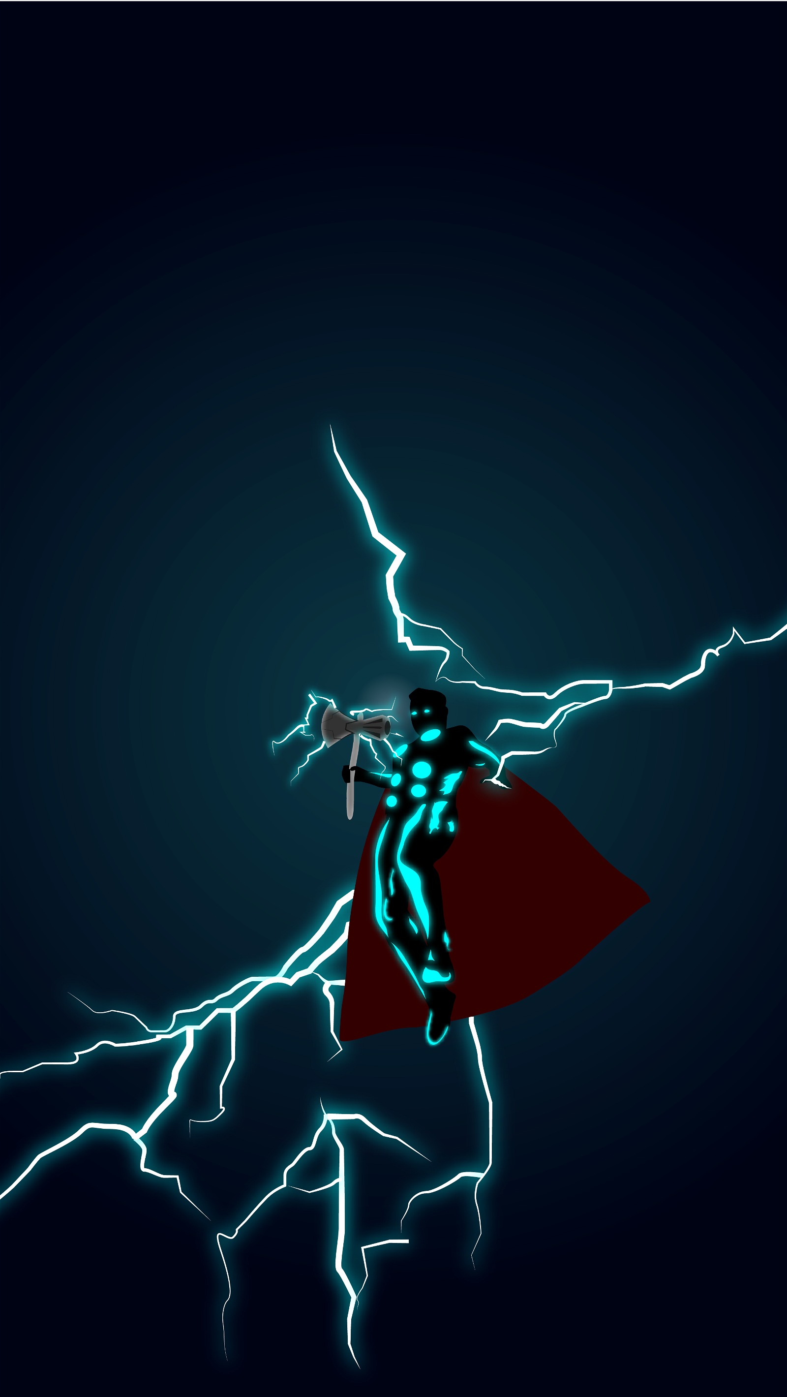 Thor Absorbing All Thunder On His Strombreaker 4K wallpaper download