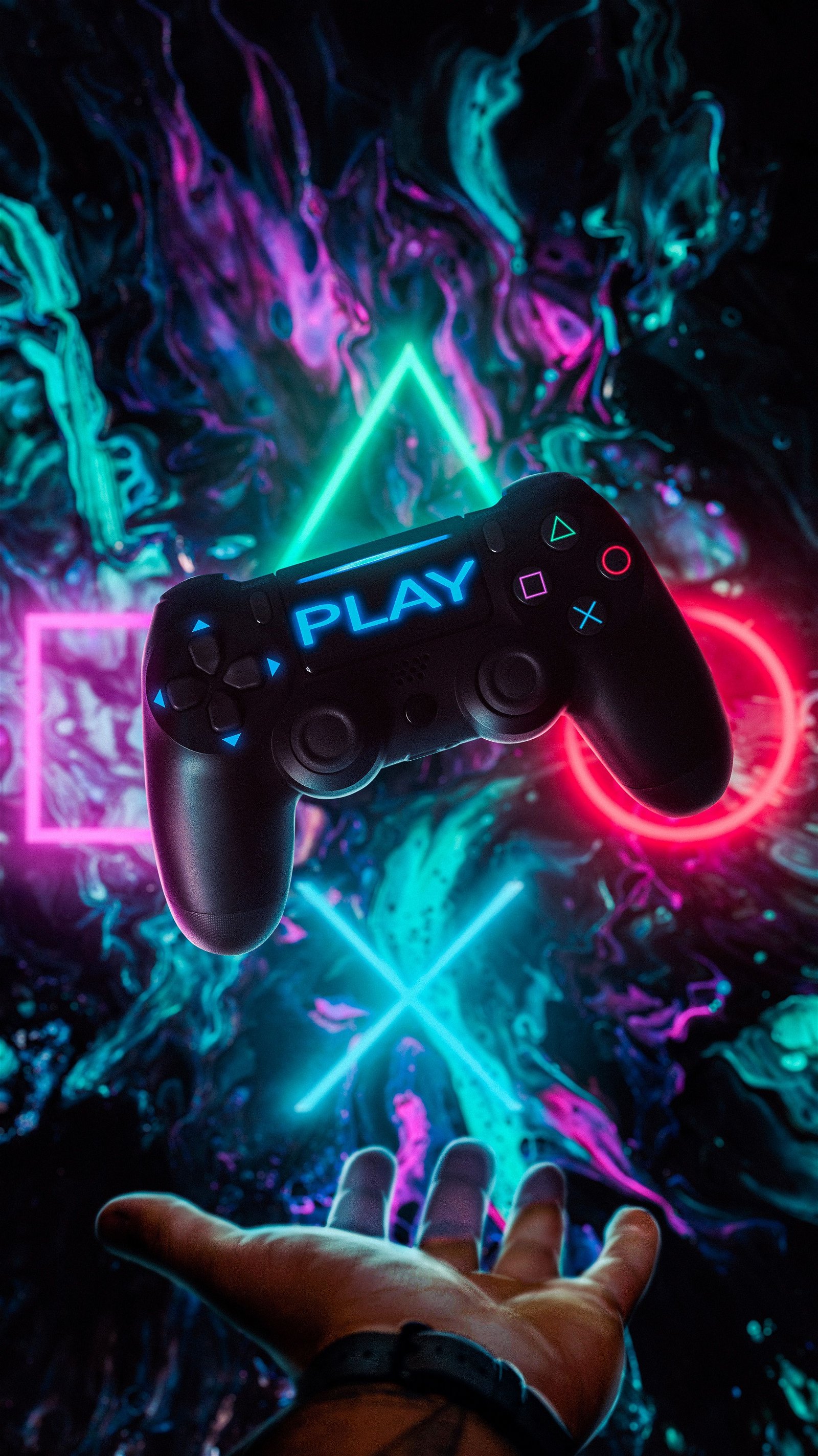 PS4 controller, control, controller, game, games, logo, note, one, play,  sacrifice, HD phone wallpaper | Peakpx