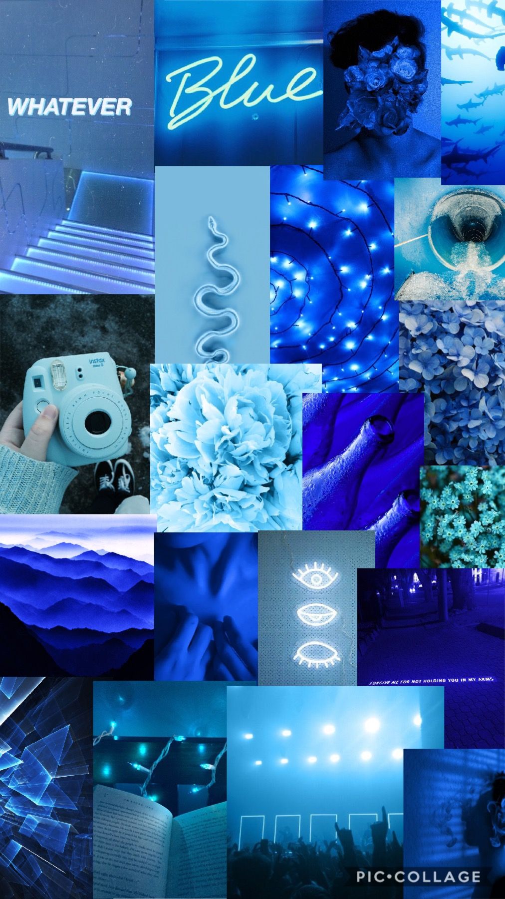 Aesthetic blue Wallpaper Download | MobCup